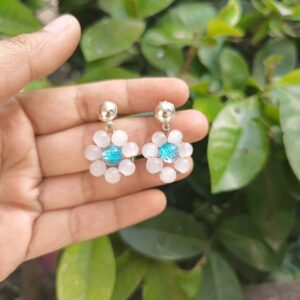Latest Pearl Flower Earring for party