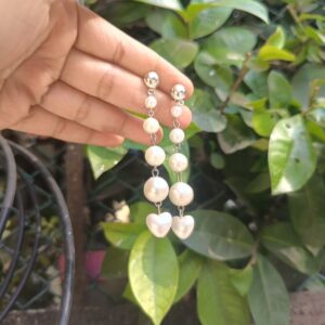 Multi layer Pearl earrings of  different size