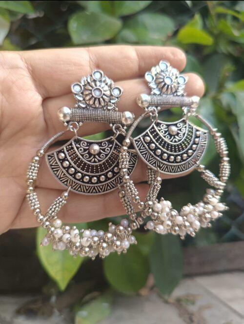 Beautiful Double layer round earring