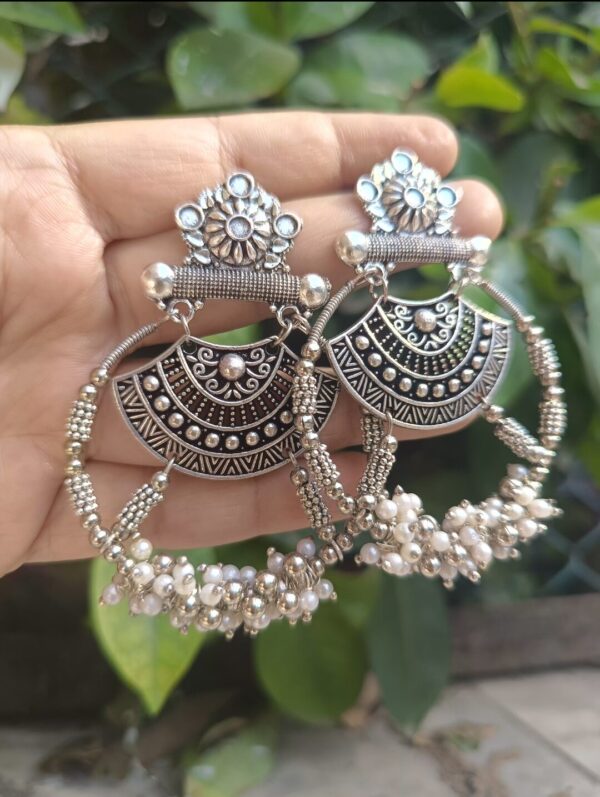 Beautiful Double layer round earring