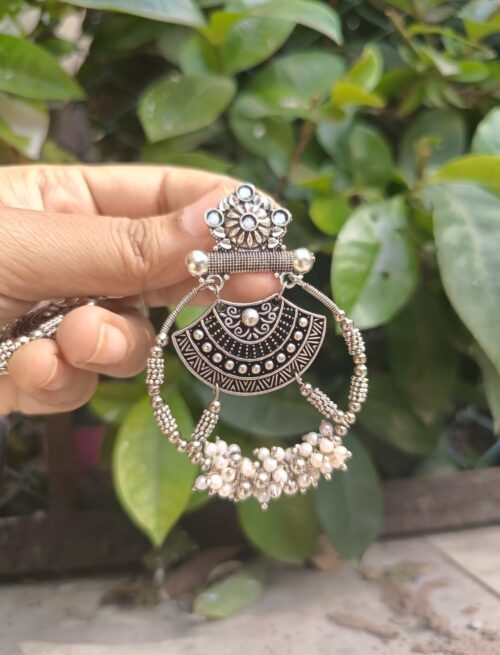 Beautiful Double layer round earring - Image 2