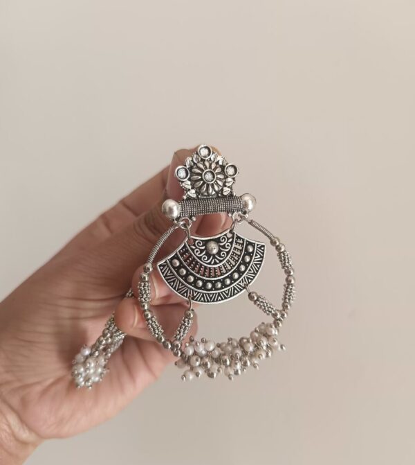 Beautiful Double layer round earring - Image 7