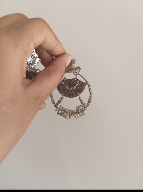 Beautiful Double layer round earring - Image 3