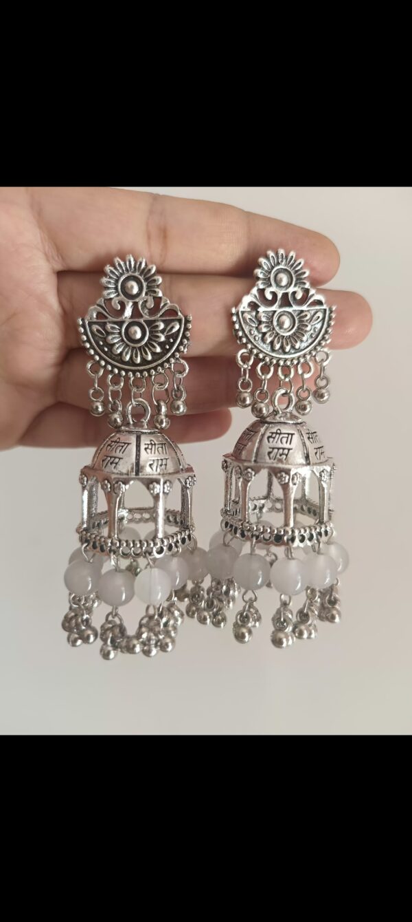 Sita Ram Jhumka with pearl ghungroo