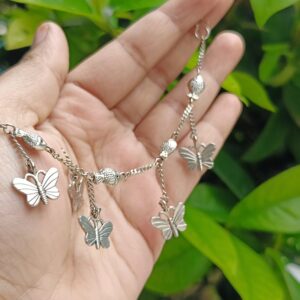 Butterfly and fish bracelets with chain