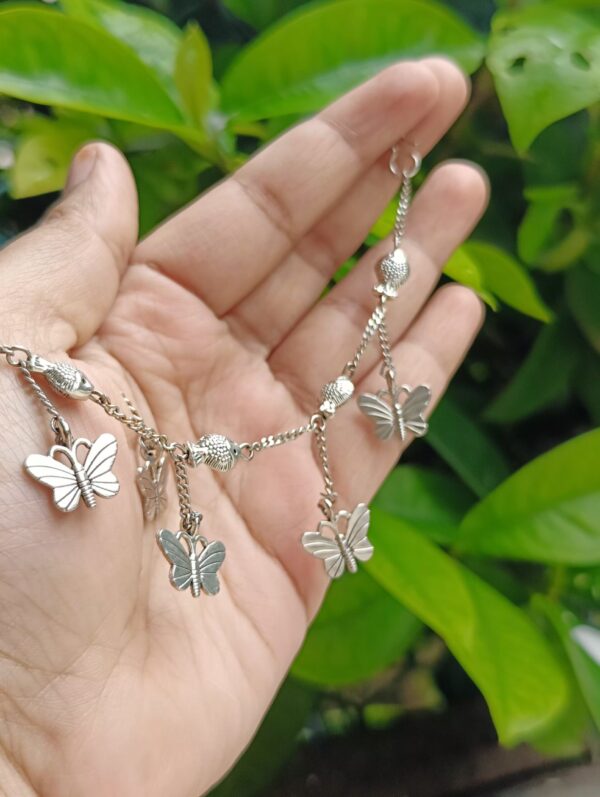 Butterfly and fish bracelets with chain
