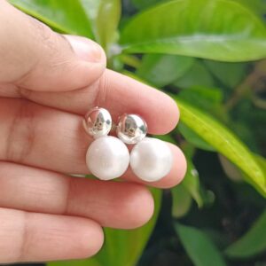 Elegant Pearl Stud Earrings for party wear