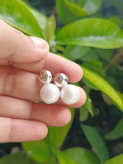 Elegant Pearl Stud Earrings for party wear