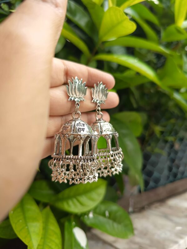 Trending Sita Ram Jhumka earring for woman - Image 4