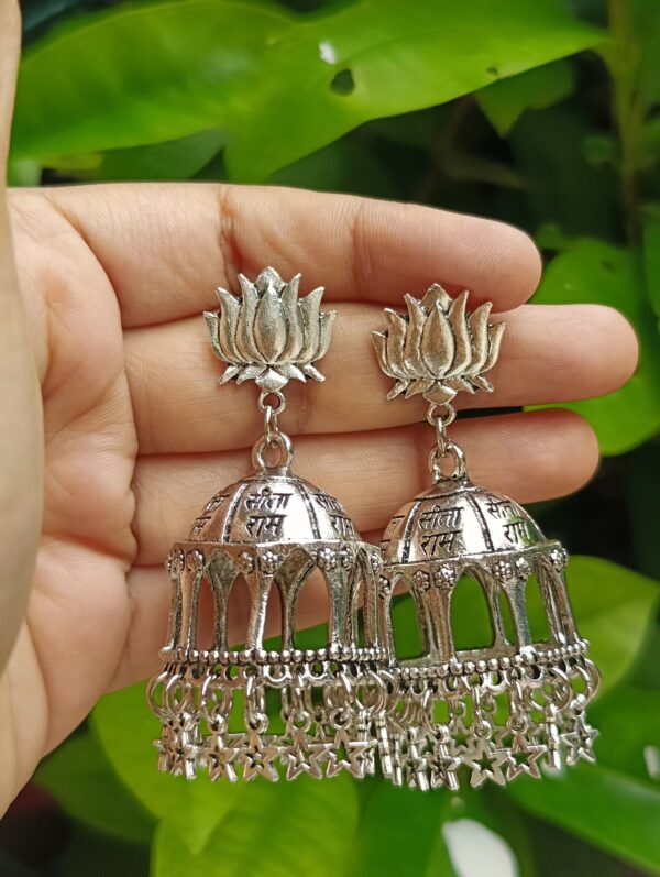 Trending Sita Ram Jhumka earring for woman - Image 5