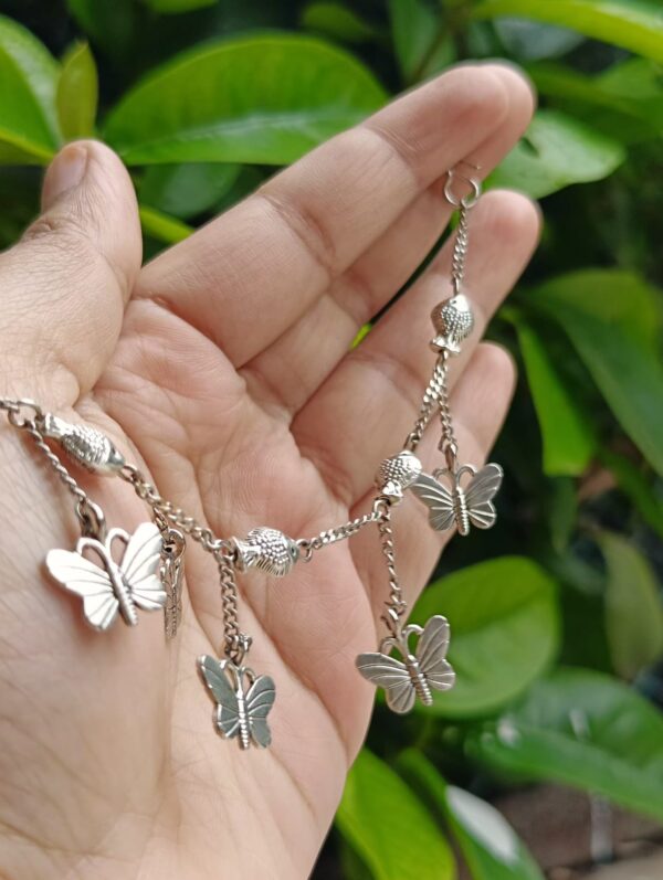 Butterfly and fish bracelets with chain - Image 2