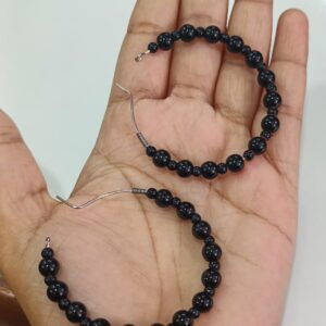 Trending Black pearl hoop earring