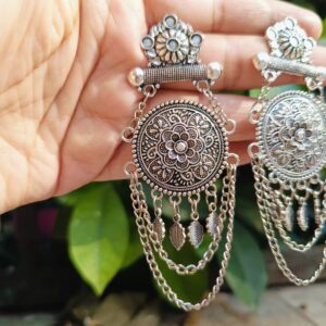 round multi layer earring for woman