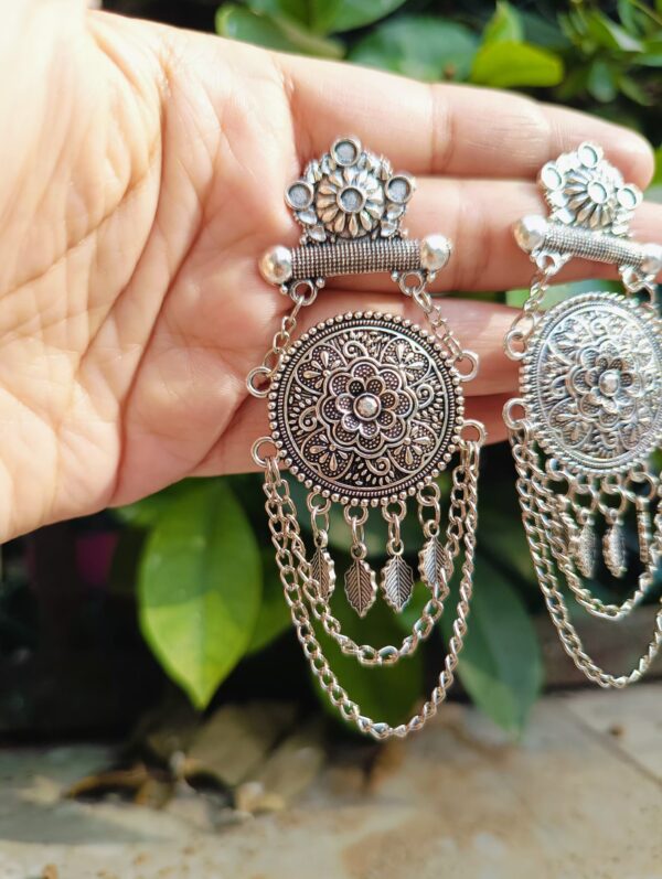 round multi layer earring for woman