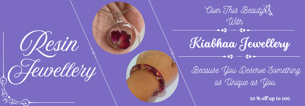Resin jewellery kiabha