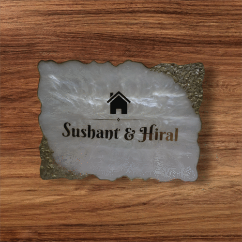 Customised Resin name plate for Home-9x12 Inches - Image 3